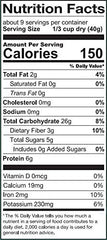 Ancient Harvest quinoa flakes packaging label highlighting organic and gluten-free