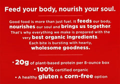 Andean Dream Organic Spaghetti Quinoa Pasta packaging label showing gluten-free and organic