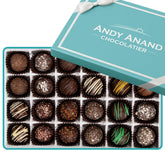 ANDY ANAND CHOCOLATIER luxurious dark truffles gift box, ideal for gifting occasions