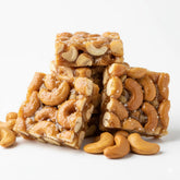 ANDY ANAND CHOCOLATIER sugar-free cashew brittle packaging highlights a premium gift option.