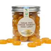 ANDY ANAND CHOCOLATIER ginger turmeric hard candy pack highlights sugar-free indulgence