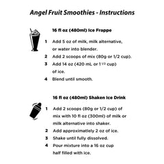 Cafe setup using Angel Mango beverage kit for signature drinks.