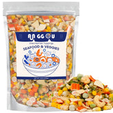 Anggou Classic Ramen Toppings Seafood Mix packfront for richer ramen flavor