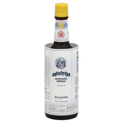 Angostura Aromatic Bitters 16oz bottle for enhancing cocktails with herbal-spice depth.