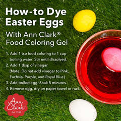 Bright gel colors from Ann Clark Cookie Cutters for smooth icing coloring.