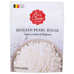 Ann Clark Belgian Pearl Sugar crystals on waffles for caramelized crunch.