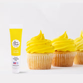 Ann Clark Lemon Yellow Food Coloring Gel bottle for precise color control in icing and frosting.