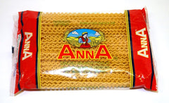 Anna Home Collection Fusilli Col Buco long fusilli ready for sauce, showcasing hollow grooves.