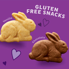 Annie's Bunny Cocoa Vanilla close-up texture shows crunchy grahams ideal for quick snacking