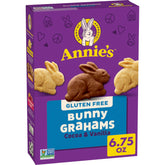 Annie's Bunny Cocoa Vanilla front pack highlights gluten-free snack option