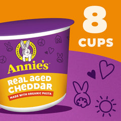 Annie's Homegrown microwavable cups prepared in two minutes for busy families