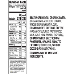 Annie's Organic Grass-Fed Shells plate shows a ready-to-serve cheesy pasta option.