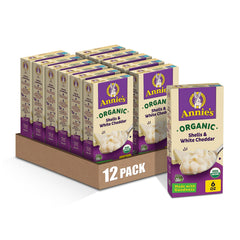 Annie's Organic Shells and White Cheddar in a comforting bowl for a wholesome family dinner