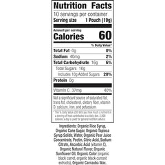 Annie's Organic Summer Strawberry Bunny Snacks pouches, easy to toss in backpacks for school snacks.