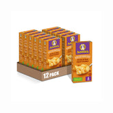 Annie's Shells and Real Aged Cheddar packshot with organic pasta and real cheese