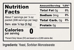 Anthony's Active Dry Yeast Packets individual packet photo highlights convenient, measured portions.