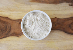 Anthony's Brown Rice Flour battering and coating scene for crispy gluten-free dishes.