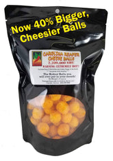 Anthony Spices Carolina Reaper Cheese Balls bag—fiery heat meets cheesy snack.