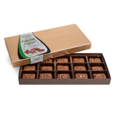 Anthony Thomas Milk Chocolate English Toffee Gift Box unwrapped, ideal for gifting and sharing.