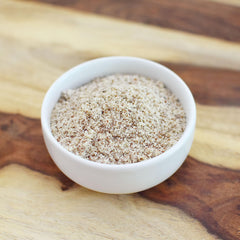Anthony's almond meal flour being sifted in a bowl, airy texture