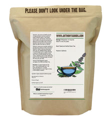 Anthony's Organic Dried Spearmint Leaves loose-leaf closeup ideal for caffeine-free tea