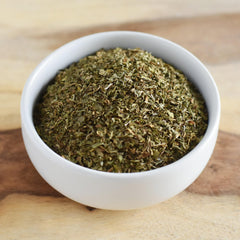 Anthony's Spearmint Leaves steeping in cup with refreshing aroma