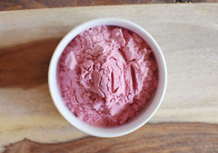 Anthony's Pomegranate Powder sprinkled over yogurt for color and flavor