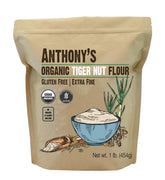 Anthony's Organic Tiger Nut Flour bag ready for gluten-free baking.