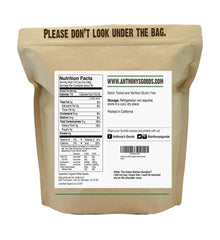 Anthony's Organic White Quinoa label highlights gluten-free and Non-GMO certifications.
