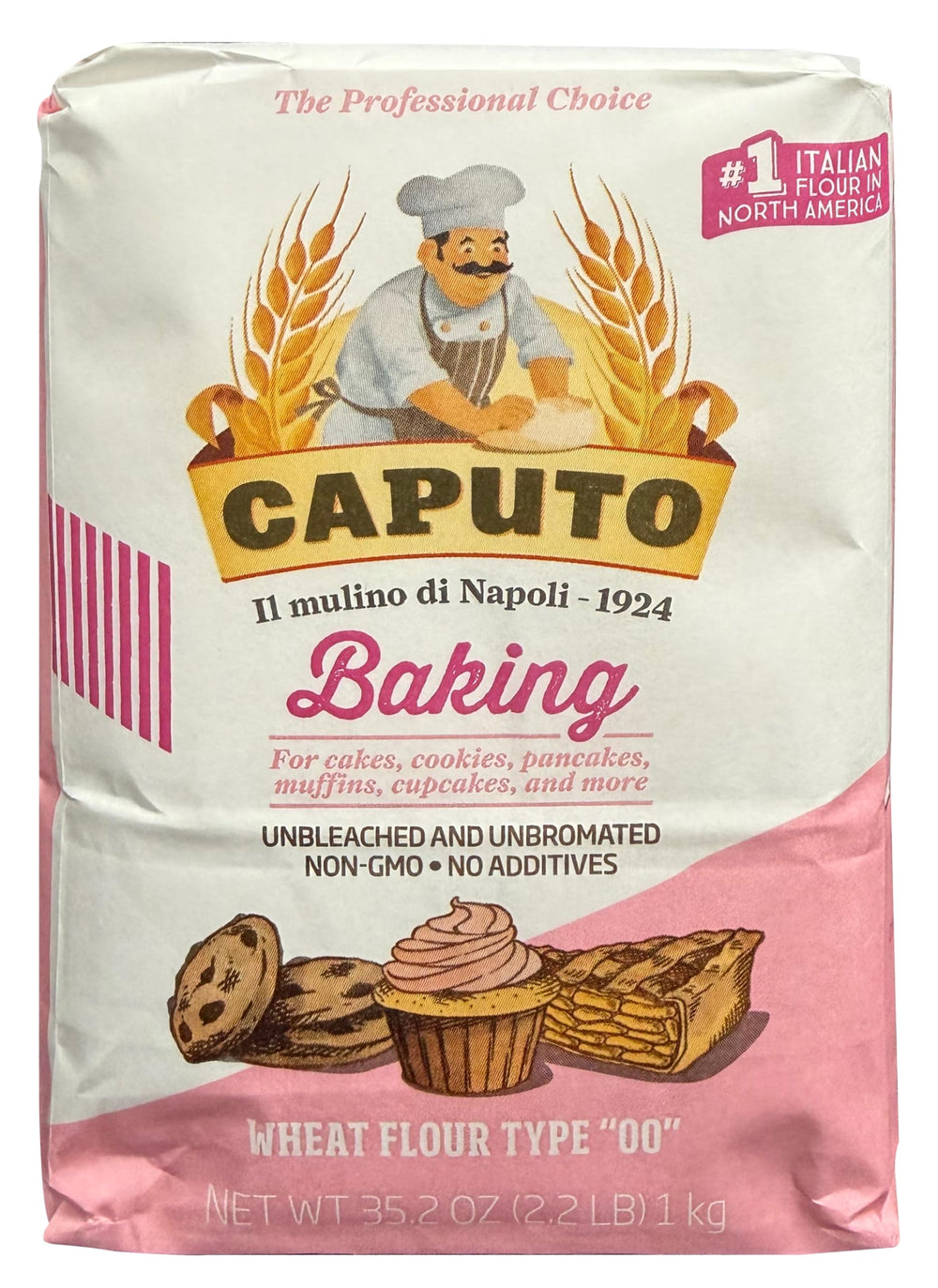 Antimo Caputo Pasticceria 00 flour bag for delicate pastry dough.