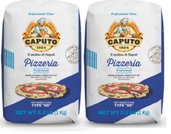 Antimo Caputo Pizzeria 00 Flour Blue packaging highlighting authentic Neapolitan quality.