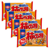 AONELAS packaging for Kameda Seika Kakinotane crackers with peanuts, ready to share.