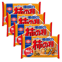 AONELAS packaging for Kameda Seika Kakinotane crackers with peanuts, ready to share.