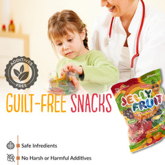 Apexy Jelly Fruit Candy in a lunchbox ready for a fun school snack
