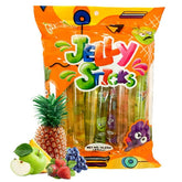 Apexy Jelly Straws variety pack shown for convenient, tasty lunchbox snacks.