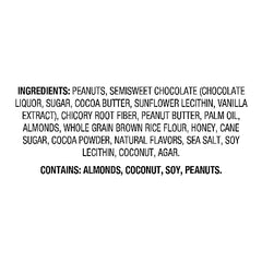 Aplenty bar ingredients showcase almonds, coconut, soy, and peanuts.