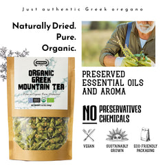 APSOGO Greek Mountain Tea brew cup reveals rich flavor and smooth finish.