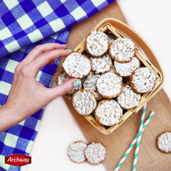 Archway Oatmeal Cookie on plate, ready for a quick snack.