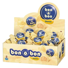 Arcor Bon o Bon White with peanut cream melts smoothly for a luxurious bite.