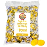 Arcor sugar-free lemon drops in a bulk bag with bright lemon flavor for keto snacking.