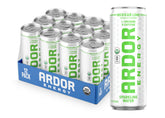 ARDOR Mexican Lime can showing clean energy from natural caffeine.