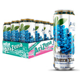 AriZona Blueberry White Tea in a big 22 oz can, ready to refresh.