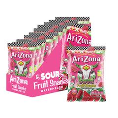 Arizona Fruit Snacks Sour Watermelon 5oz bag, chewy bites for lunchboxes