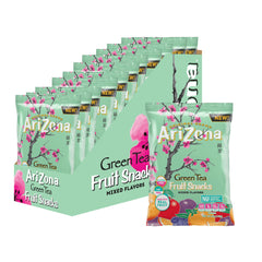 AriZona Green Tea Fruit Snacks Original bag close-up for a gluten-free, real-fruit snack