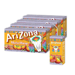 Arizona Mucho Mango tetra box pack ready for on-the-go refreshment.