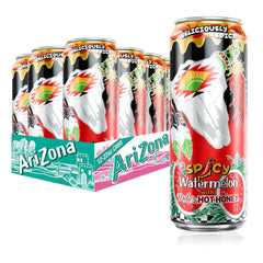 AriZona Watermelon spicy honey can art highlights bold flavor fusion and premium presentation.