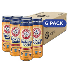 Arm & Hammer Pure Baking Soda Shaker with free-flowing granules for easy cleaning.