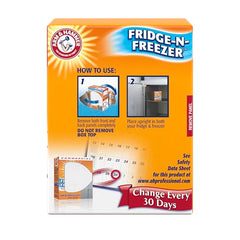 Arm & Hammer Fridge-N-Freezer Professional with dual panel vents for improved airflow.