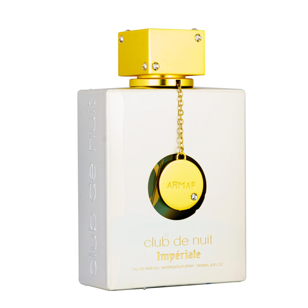 Armaf Club De Nuit Imperiale bottle showcases luxury for formal evening wear.