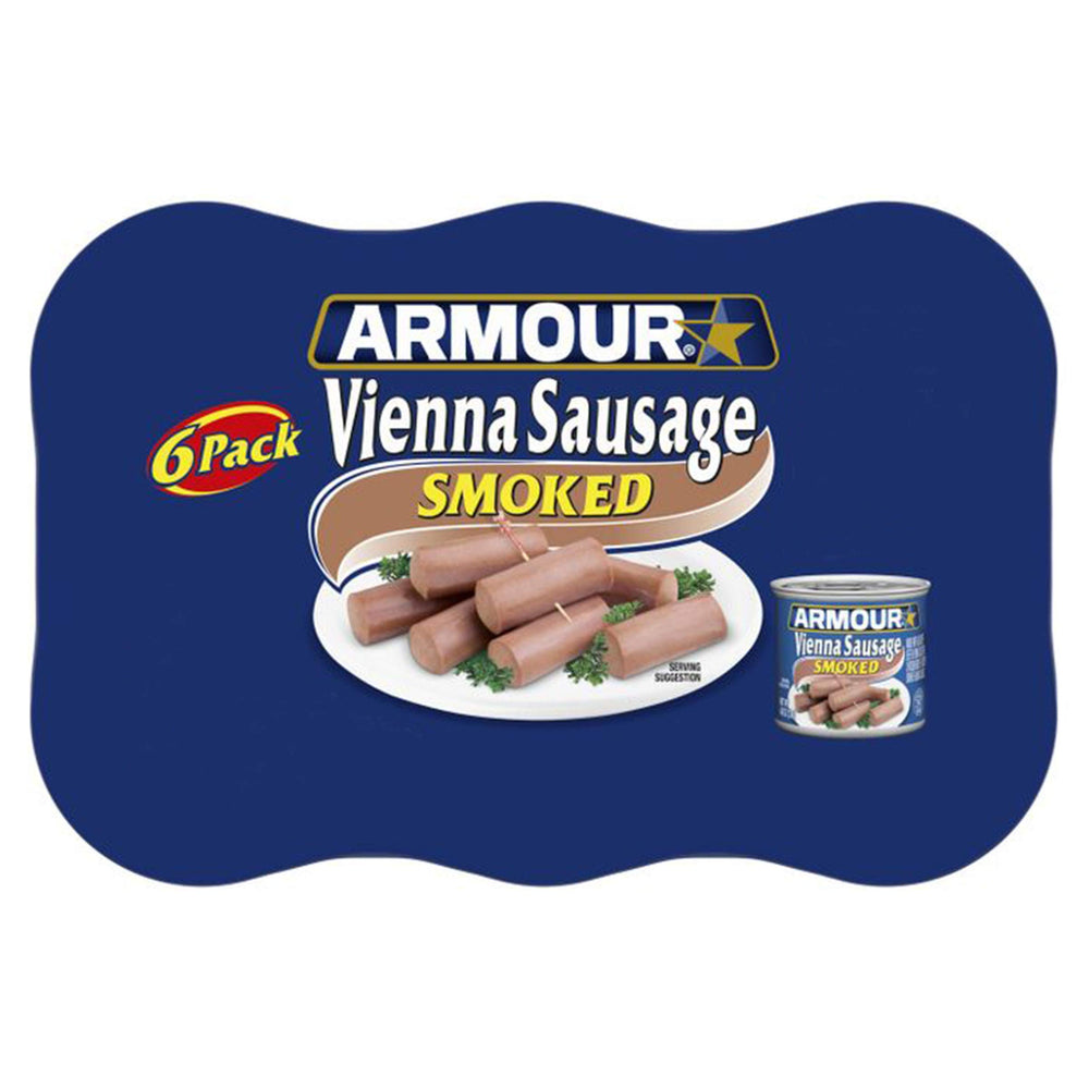 Armour Star smoked Vienna sausage pack, ready-to-eat snack option
